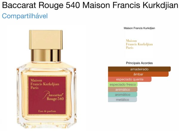 247 BRAND BACCARAT ROUGE - Imagem 4