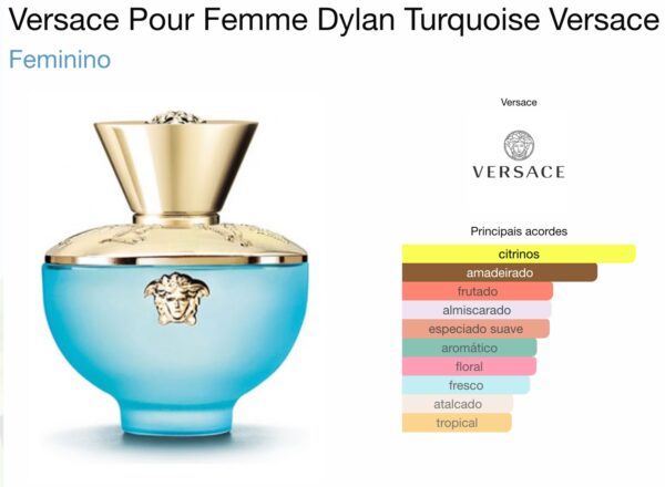 351 BRAND VERSACE DYLAN TURQUOISE - Imagem 4