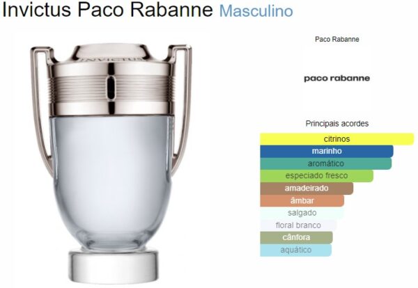 116 BRAND INVICTUS PACO RABANNE - Imagem 4